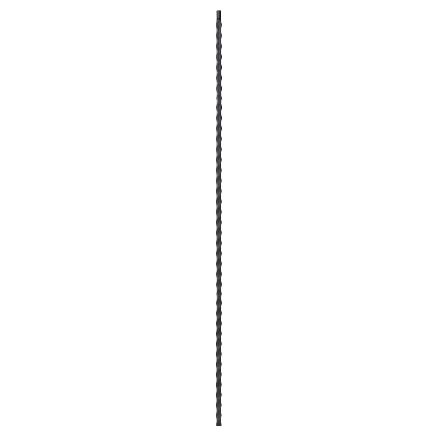 Hammered Tapered Plain Hollow Iron Baluster