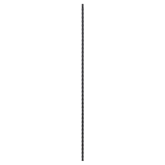 Hammered Tapered Plain Hollow Iron Baluster