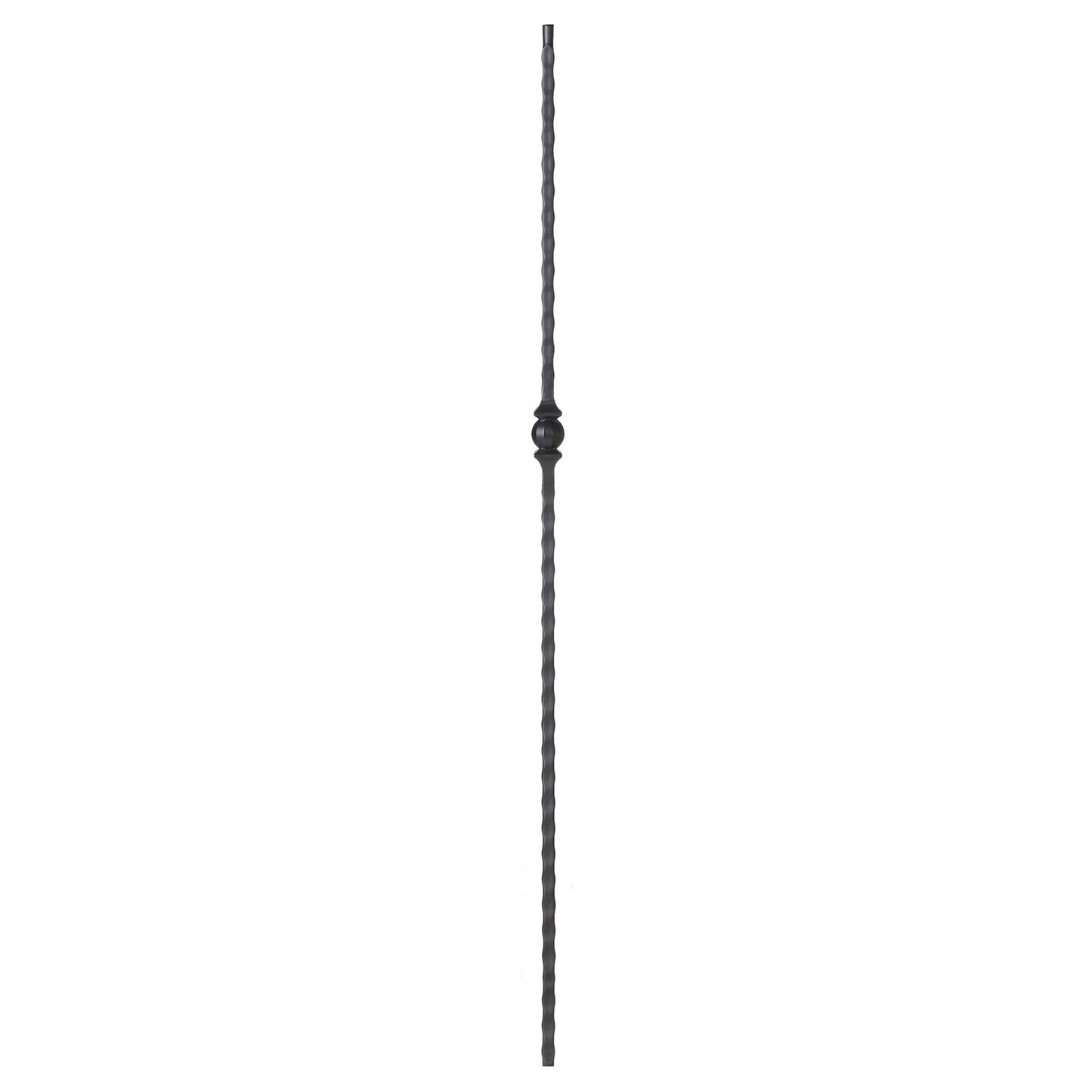 Hammered Tapered Single Ball Iron Baluster
