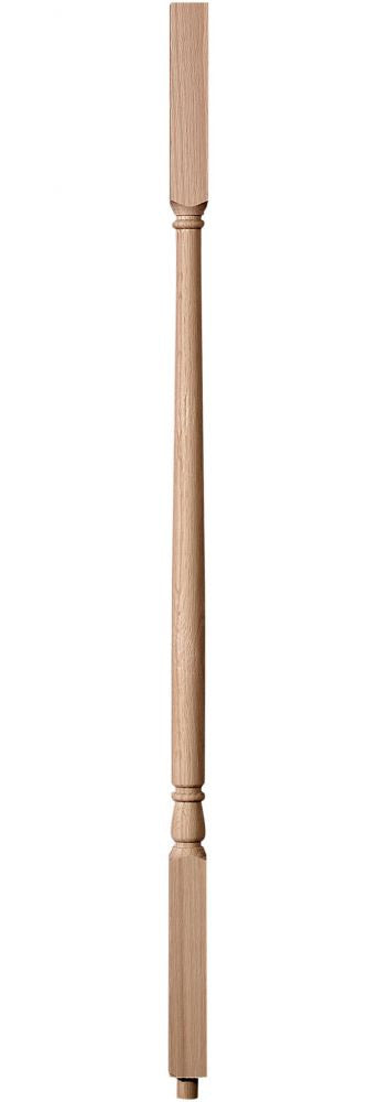 Traditional 1-1/4" Plain Taper Top Baluster